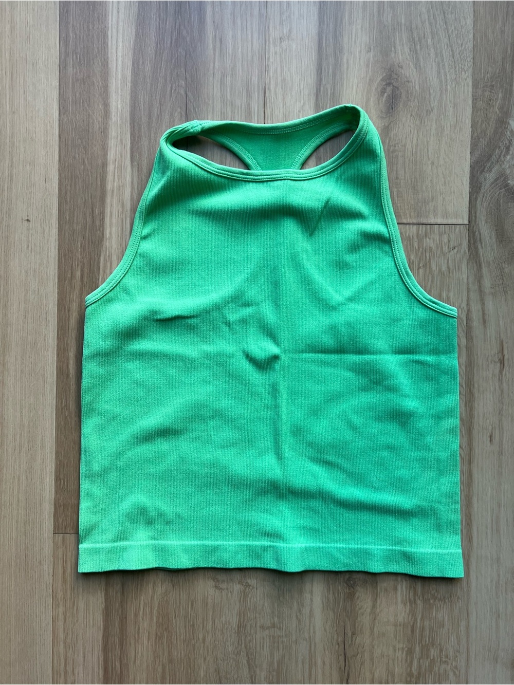 Free People Bright Green Racerback Tank
